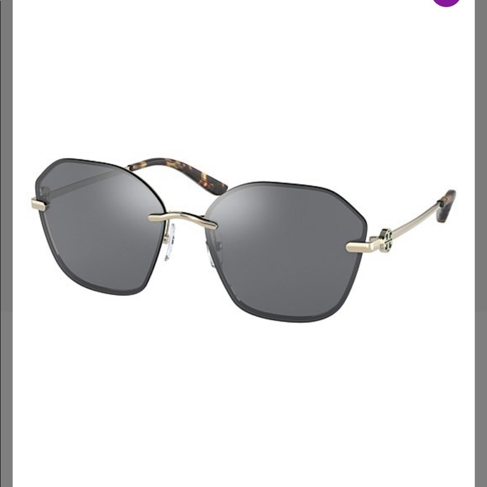 Tory Burch Geometric Round Sunglasses NWOT